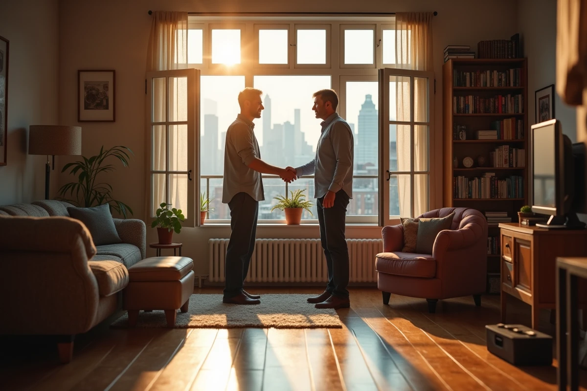 Homme serrant la main d